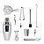 Kit para Bartender Profissional 12 Peças Inox com Coqueteleira 550ml - Imagem 3