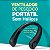 Ventilador Portátil com Bateria 2400mAh e 3 Modos de Ventilação | Preto - Imagem 8