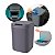 Lixeira inteligente com sensor e tampa automática 16L Cinza - Imagem 2
