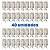 Kit 40 Conectores RJ45 Blindados Vazados CAT6 CAT6A CAT7 com Guias de Fios - Imagem 3