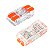 Conector de Emenda Linear 2 Vias Conexão Rápida para Fios Kit com 100 Unidades - Imagem 3