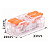 Conector de Emenda Linear 2 Vias Conexão Rápida para Fios Kit com 100 Unidades - Imagem 7