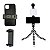 Kit para Gravação com Microfone Direcional, Luz LED e Tripé Articulado - Imagem 3