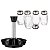 Kit Porta Temperos 6 Vidros com Base Giratória 100ml - Imagem 5