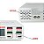 Carregador Inteligente USB 6 Portas PD 45W QC3.0 Carregamento Rápido Bivolt - Imagem 3