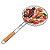 Grelha Dupla para Churrasco em Inox 31x31cm com Cabo de Madeira e Trava - Imagem 9