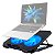Base Refrigerada para Notebook 12 a 17 Polegadas com 2 Coolers LED e 8 Níveis de Ajuste - Imagem 5