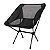 Cadeira Dobrável Camping Pesca até 140kg com Tela Reforçada Preta Portátil - Imagem 1