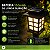 Kit 6 Luminárias Solares Led para Jardim com Espeto Luz Branco Quente Automática - Imagem 7