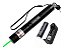 Caneta Laser Pointer Verde Longo Alcance Recarregável com Estojo e Ponteira de Efeitos - Imagem 4