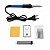 Kit Ferro de Solda Ajustável 15 a 60W 127V com 5 Ponteiras e Estanho - Imagem 10