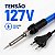 Kit Ferro de Solda Ajustável 15 a 60W 127V com 5 Ponteiras e Estanho - Imagem 9