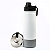 Garrafa Térmica Inox 650ml com Bico Esportivo Alça 2 Tampas e Capa de Silicone Branca - Imagem 1