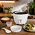 Panela de Arroz Elétrica 1,3L 400W 127V com Tampa de Vidro Branca - Imagem 2