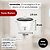 Panela de Arroz Elétrica 1,3L 400W 220V com Tampa de Vidro Branca - Imagem 4