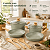 Kit 4 Panelas Cerâmicas com 3 Utensílios Indução Max Chef Wood Cinza - Imagem 4