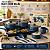 Jogo de Panelas Cerâmicas Antiaderente 9 Peças Indução Max Chef Azul - Imagem 3