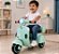 Moto Elétrica Infantil Scooter 6V Tiffany com Farol LED e Som Unitoys - Imagem 2