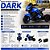 Moto Elétrica Infantil Dark 6V Azul com LED, Som, Frente e Ré Unitoys - Imagem 5