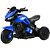 Moto Elétrica Infantil Dark 6V Azul com LED, Som, Frente e Ré Unitoys - Imagem 1