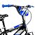 Bicicleta Infantil Aro 16 Pro Aventura Azul com Rodinhas Unitoys - Imagem 3