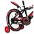 Bicicleta Infantil Aro 16 Pro Aventura Vermelha com Rodinhas Vermelha - Imagem 2