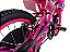 Bicicleta Infantil Moto Cross Aro 16 Rosa com Rodinhas rosa - Imagem 5