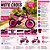 Bicicleta Infantil Moto Cross Aro 16 Rosa com Rodinhas rosa - Imagem 7