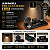 Luminária de Mesa LED 4 em 1 Branca Bluetooth Relógio Alarme e Carregador por Indução - Imagem 3
