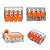 Kit 50 Conectores de Emenda Rápida 4 Vias para Fios até 4mm - Imagem 1