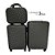 Kit 3 Malas de Viagem com Rodinhas 360 Graus e Cadeado Preta - Imagem 4