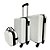 Kit 3 Malas de Viagem com Rodinhas 360 Graus e Cadeado Branco - Imagem 1