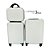 Kit 3 Malas de Viagem com Rodinhas 360 Graus e Cadeado Branco - Imagem 4