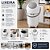 Lixeira Antiodor 10 Litros com Tampa Giratória Branca para Cozinha e Banheiro - Imagem 4