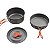 Kit Panelas para Camping 9 Peças com Frigideira Tigelas e Utensílios - Imagem 4