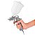 Pistola de Pintura Profissional com 3 Bicos e Copo 500ml Ajustável - Imagem 6