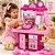 Cozinha Infantil 28 Peças com Pia Fogão Luz Som e Acessórios Rosa - Imagem 3