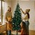 Árvore de Natal Pinheiro 2,40 Metros com 1400 Galhos e Base de Ferro Verde - Imagem 5