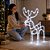 Rena de Natal com 112 Leds Branco Frio 127V 45cm Decorativa - Imagem 5