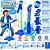 Guitarra Infantil com Microfone Pedestal Karaokê e Conexão MP3 Azul - Imagem 5