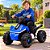 Quadriciclo Elétrico Infantil 6V Azul com Farol Led Som Frente e Ré - Imagem 6