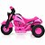 Moto Elétrica Infantil Vintage 6V Rosa com Farol Led Som e Pedal - Imagem 3