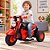 Moto Elétrica Infantil Vintage 6V Vermelha com Farol Led Som e Pedal - Imagem 5