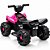Quadriciclo Elétrico Infantil 6V Rosa com Farol Led Som Frente e Ré - Imagem 4