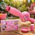 Lança Bolhas de Sabão Infantil Automático com Luz Rosa e Acessórios - Imagem 3
