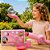 Lança Bolhas de Sabão Infantil Automático com Luz Rosa e Acessórios - Imagem 4