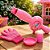 Lança Bolhas de Sabão Infantil Automático com Luz Rosa e Acessórios - Imagem 2