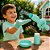 Lança Bolhas de Sabão Infantil Automático com Luz Azul e Acessórios - Imagem 3