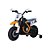 Moto Elétrica Infantil 6V Laranja com Rodinhas Laterais Estilo Off-Road - Imagem 1