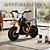 Moto Elétrica Infantil 6V Laranja com Rodinhas Laterais Estilo Off-Road - Imagem 6